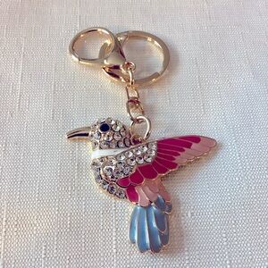 Bird Rhinestone Keychain